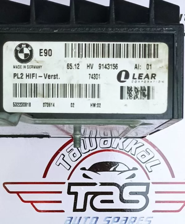 BMW 3 Series E90 328i 335i 2007-2010 Audio Sound System PL2 HIFI Amplifier 9143156 / 532230818 - Image 3