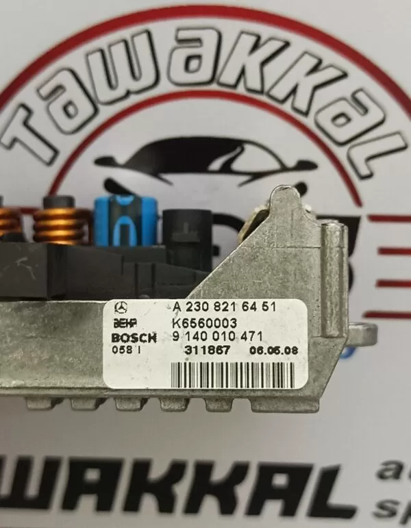 Mercedes Benz E-Class W211 Heater Blower Resistance Motor Module A2308216461 - Image 3