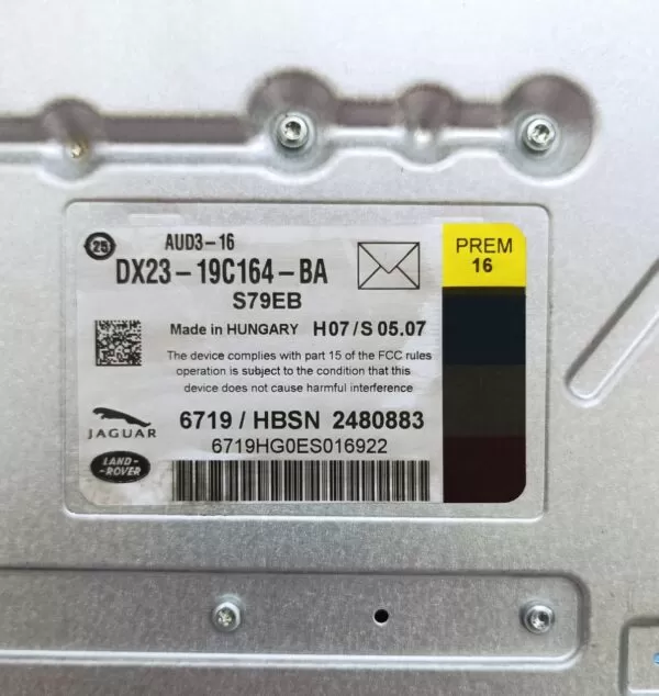 GENUINE LAND ROVER JAGUAR RANGE ROVER AMPLIFIER PREMIUM 16 DX23-19C164-BA OEM - Image 3