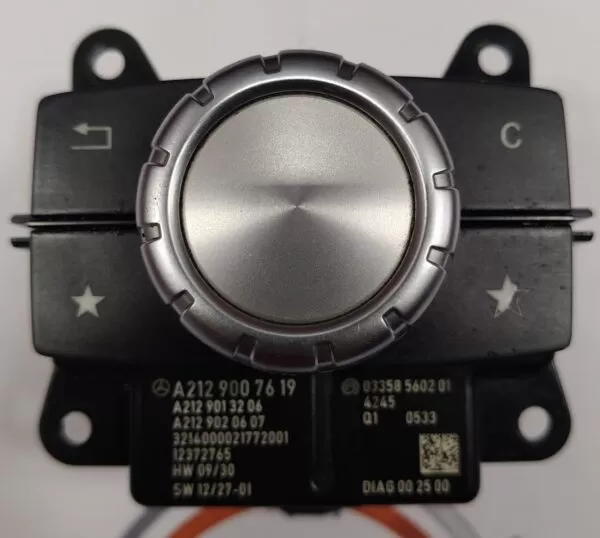 MERCEDES-E CLASS W212 MOUSE AUDIO MULTIMEDIA CONTROL SWITCH A2129007619 09-16                           - Image 6