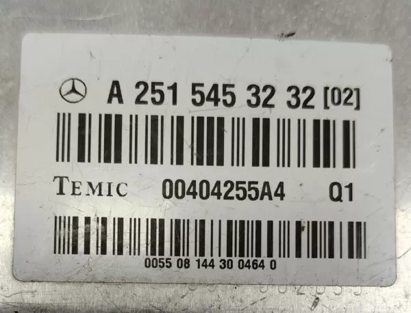 MERCEDES ML GL 164 R251 251 AIRMATIC SUSPENSION CONTROL MODULE A2515453232 - Image 6